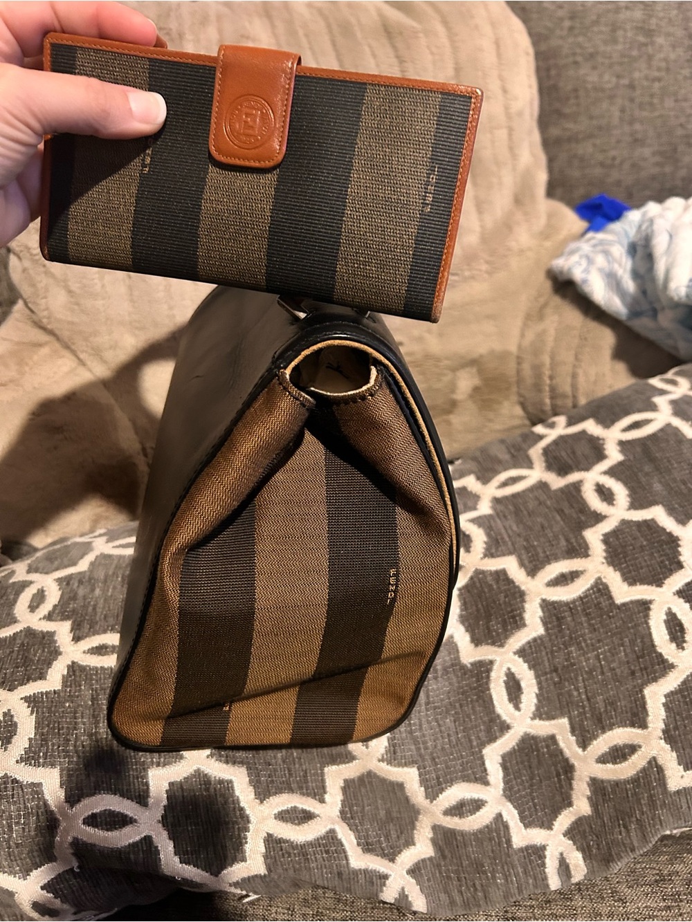 Fendi Pequin Silvana w/Wallet - Picture 9 of 17